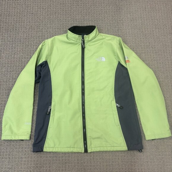 North Face Jacket Medium Green Fleece Lined Summit Series Lightweight Outerwear - Picture 1 of 13